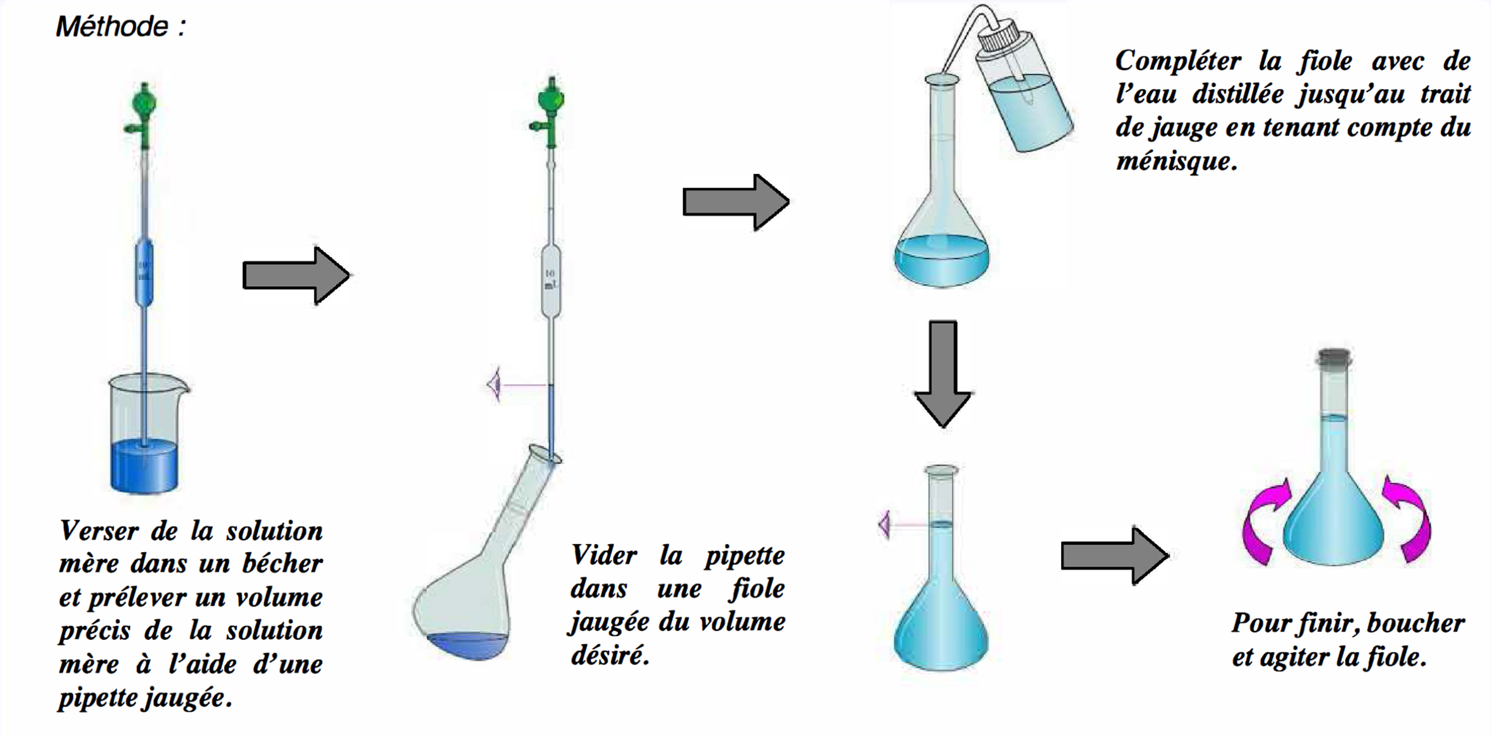 Protocole de dilution
