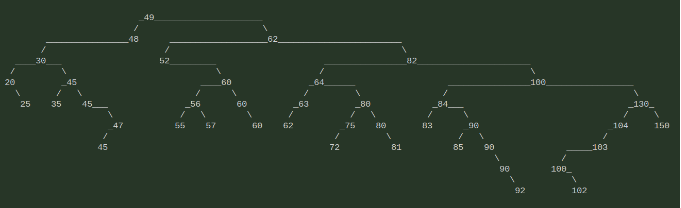 Arbre de Pokémons avec l'attaque en clé